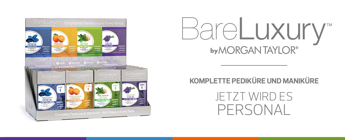 Morgan Taylor Bare Luxury. COMPLETE PEDICURE & MANICURE.