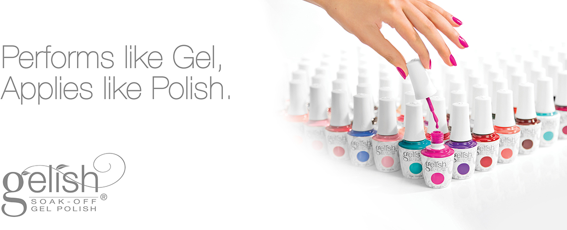 GELISH – Soak-Off Gel Polish. Performs like Gel, Applies like Polish.
