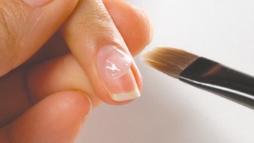 Polygel step 2.